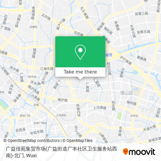 广益佳苑集贸市场(广益街道广丰社区卫生服务站西南)-北门 map