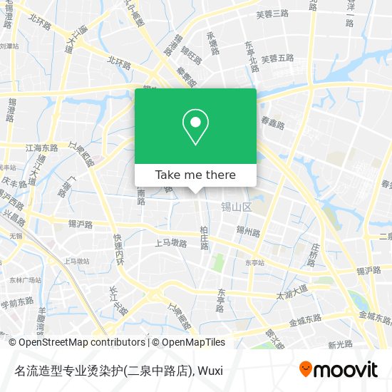 名流造型专业烫染护(二泉中路店) map