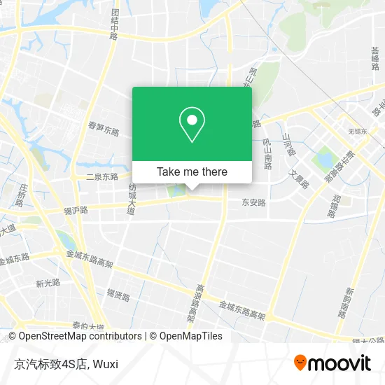 京汽标致4S店 map