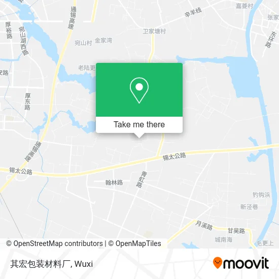 其宏包装材料厂 map