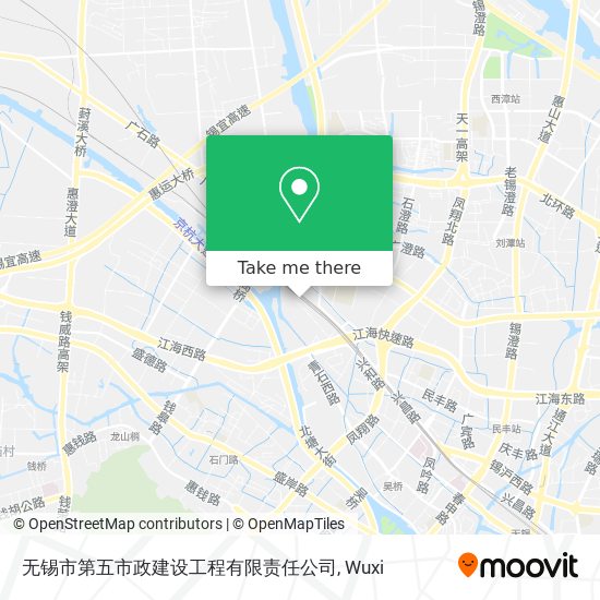 无锡市第五市政建设工程有限责任公司 map