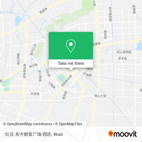 红豆·东方财富广场-西区 map