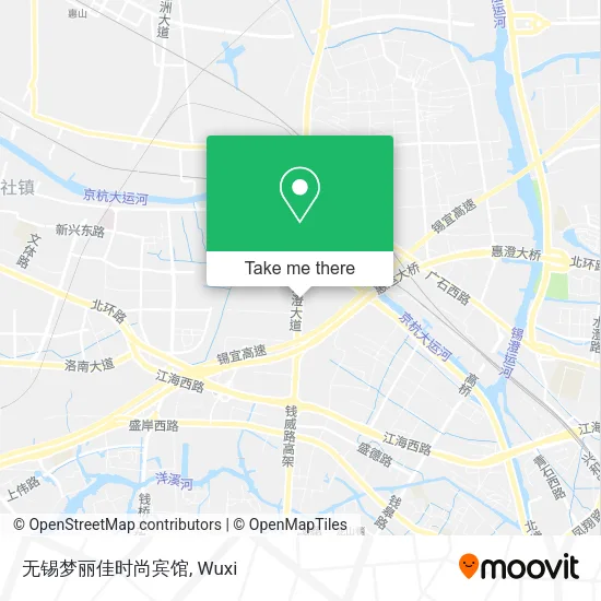 无锡梦丽佳时尚宾馆 map