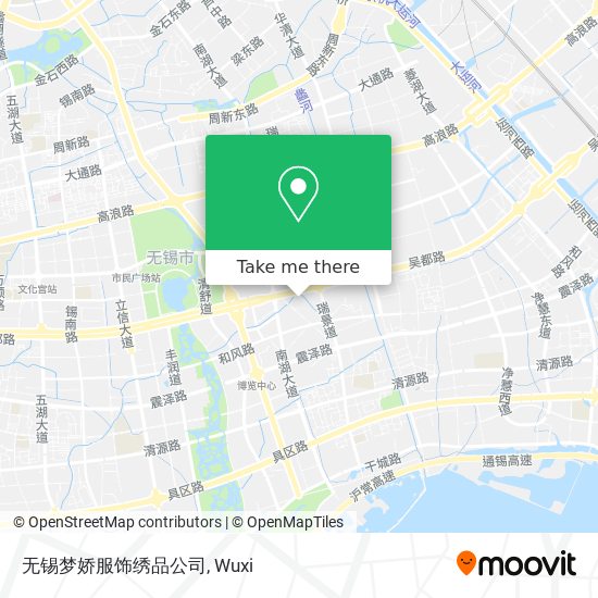 无锡梦娇服饰绣品公司 map