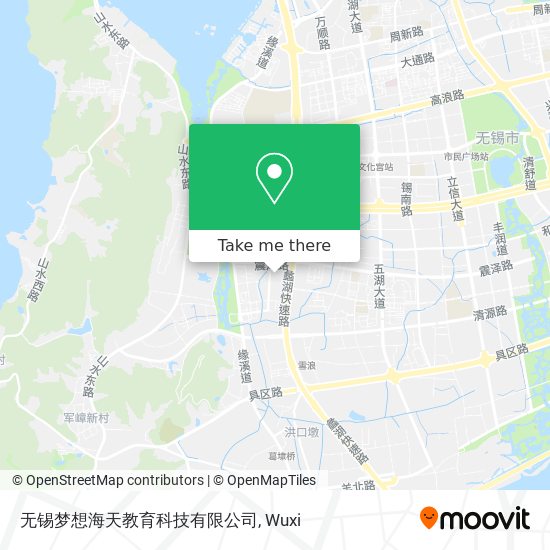 无锡梦想海天教育科技有限公司 map