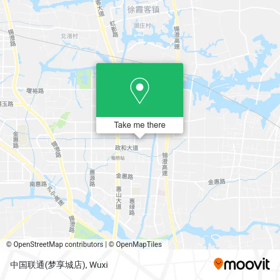 中国联通(梦享城店) map