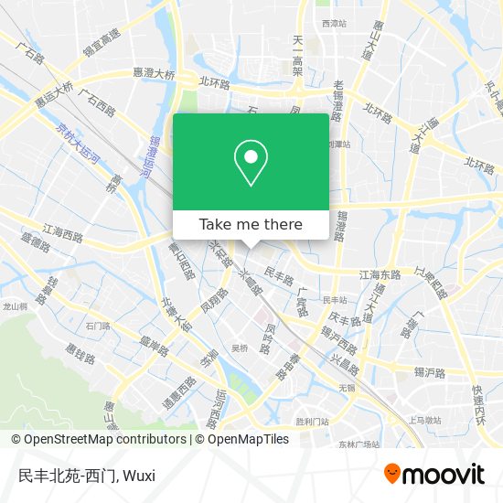 民丰北苑-西门 map