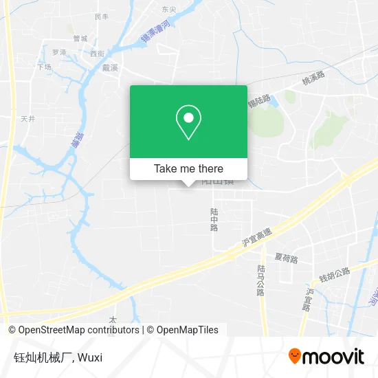 钰灿机械厂 map