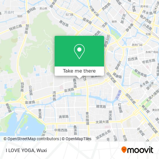 I LOVE YOGA map