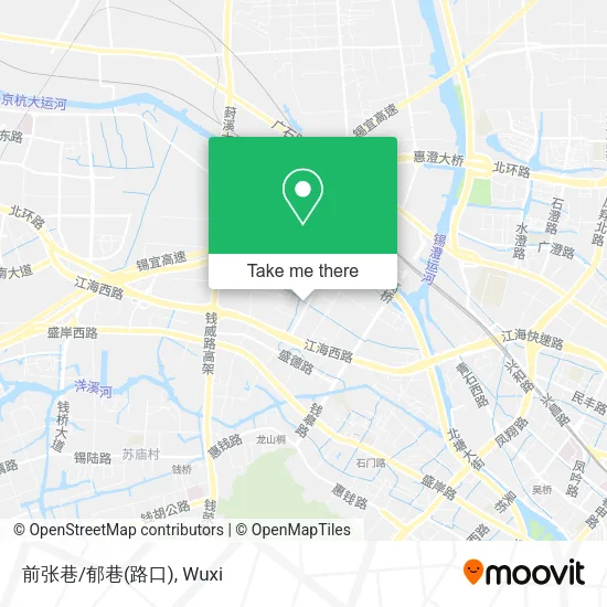 前张巷/郁巷(路口) map