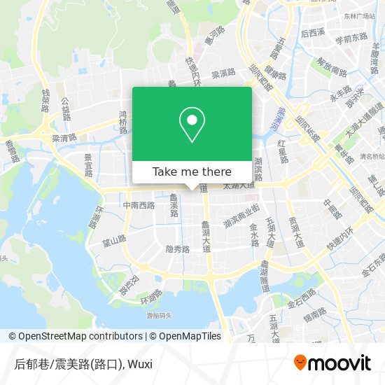 后郁巷/震美路(路口) map