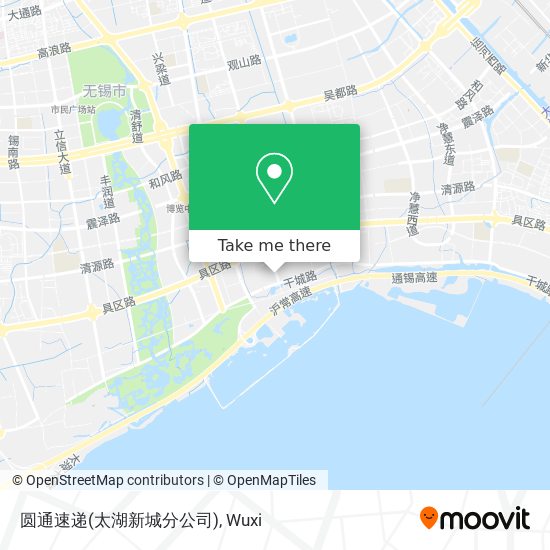 圆通速递(太湖新城分公司) map