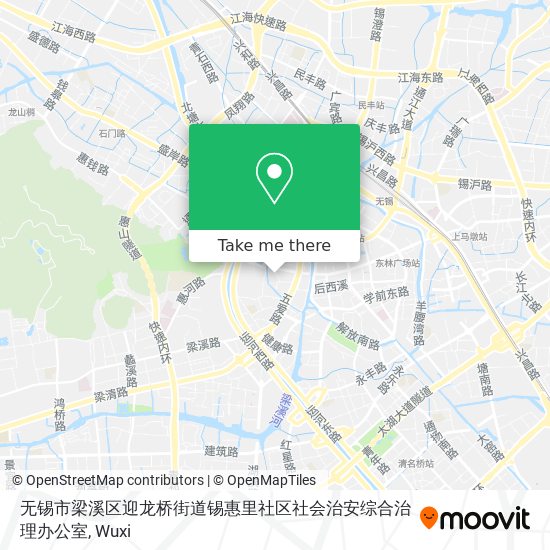 无锡市梁溪区迎龙桥街道锡惠里社区社会治安综合治理办公室 map