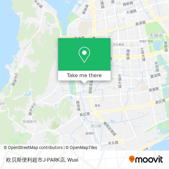 欧贝斯便利超市J-PARK店 map