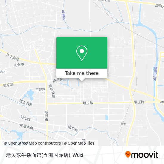 老关东牛杂面馆(五洲国际店) map