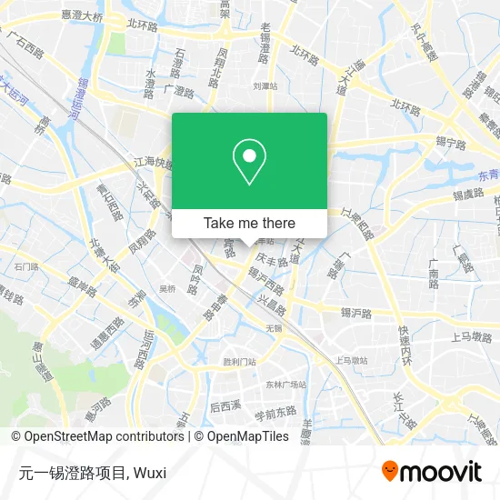 元一锡澄路项目 map