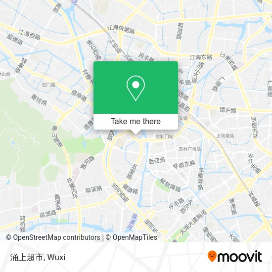 涌上超市 map