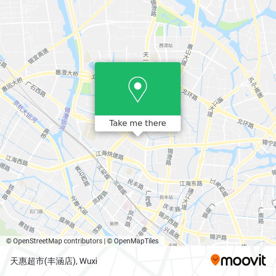天惠超市(丰涵店) map