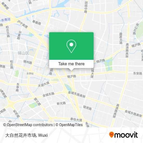 大自然花卉市场 map