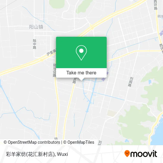 彩羊家纺(花汇新村店) map