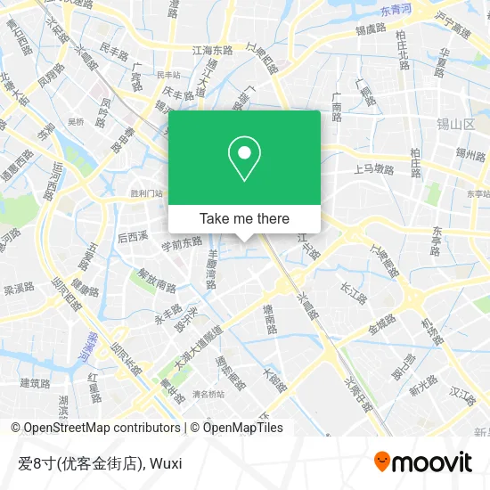 爱8寸(优客金街店) map