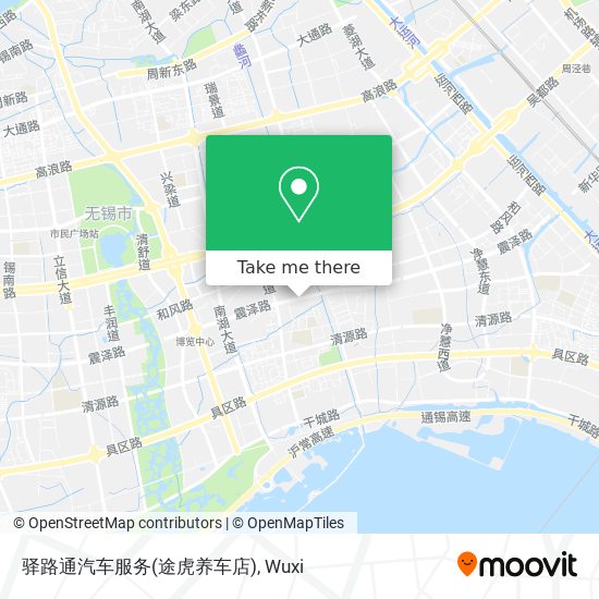 驿路通汽车服务(途虎养车店) map