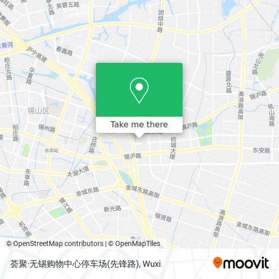 荟聚·无锡购物中心停车场(先锋路) map