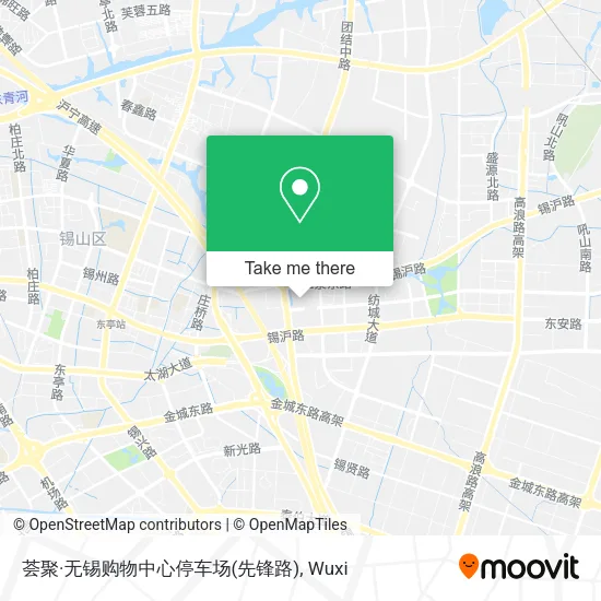 荟聚·无锡购物中心停车场(先锋路) map