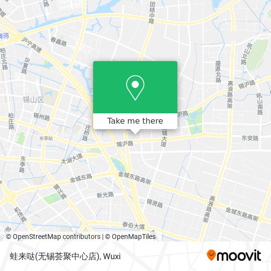 蛙来哒(无锡荟聚中心店) map