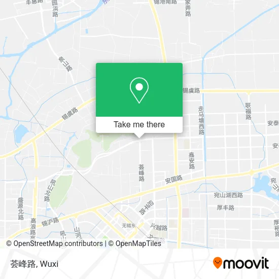 荟峰路 map