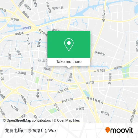 龙腾电脑(二泉东路店) map