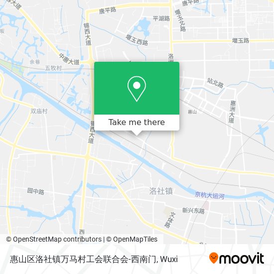 惠山区洛社镇万马村工会联合会-西南门 map
