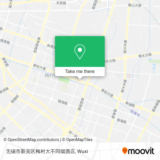 无锡市新吴区梅村大不同烟酒店 map