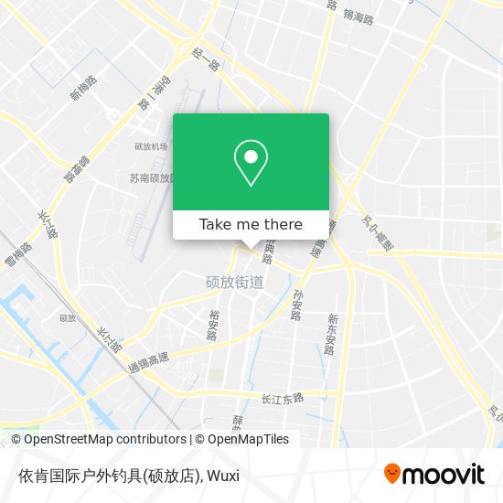 依肯国际户外钓具(硕放店) map