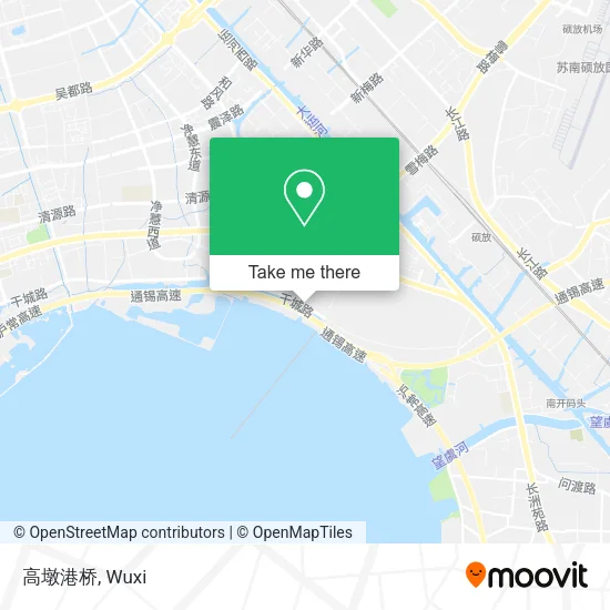 高墩港桥 map