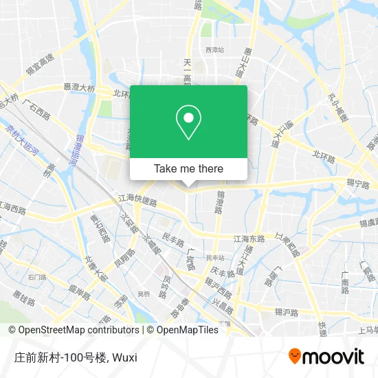 庄前新村-100号楼 map