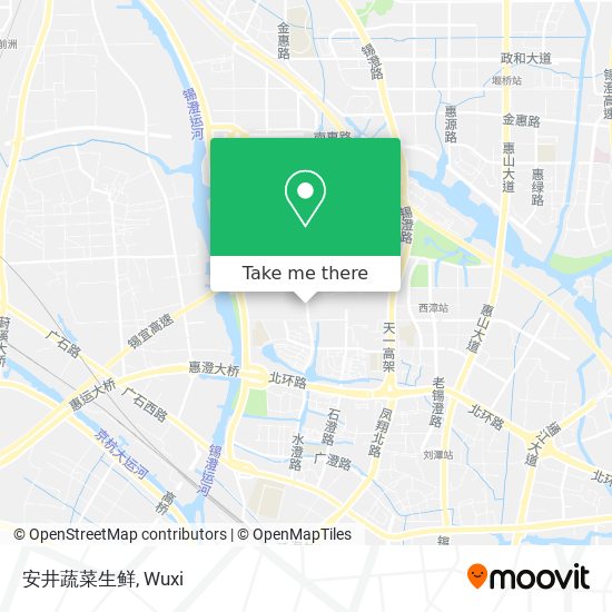 安井蔬菜生鲜 map