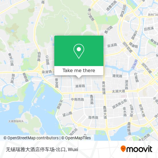 无锡瑞雅大酒店停车场-出口 map