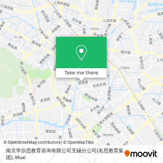 南京学尔思教育咨询有限公司无锡分公司(名思教育集团) map
