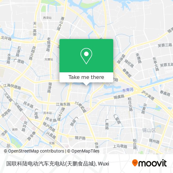 国联科陆电动汽车充电站(天鹏食品城) map
