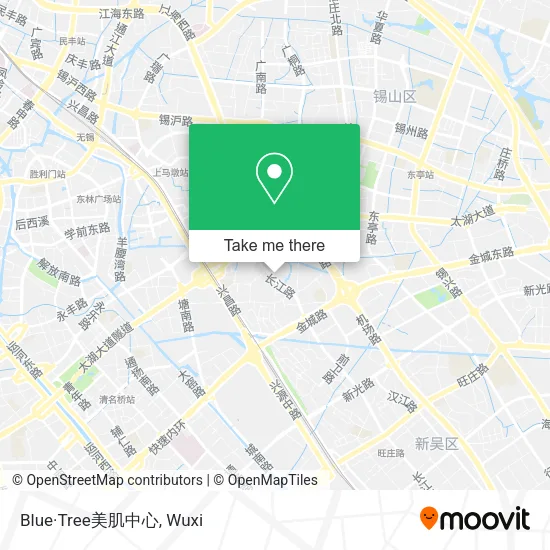 Blue·Tree美肌中心 map