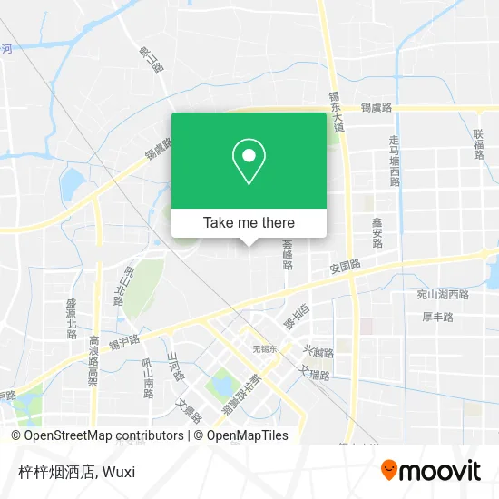 梓梓烟酒店 map
