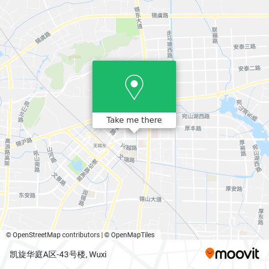 凯旋华庭A区-43号楼 map