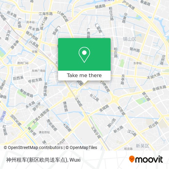 神州租车(新区欧尚送车点) map