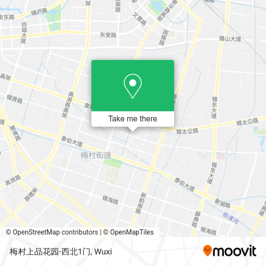 梅村上品花园-西北1门 map