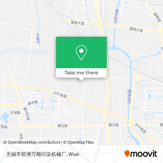 无锡市前洲万顺印染机械厂 map