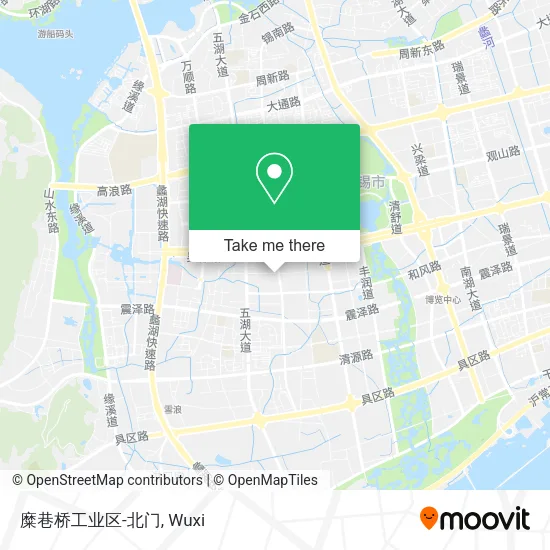 糜巷桥工业区-北门 map