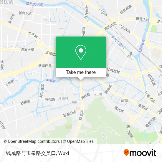 钱威路与玉泉路交叉口 map