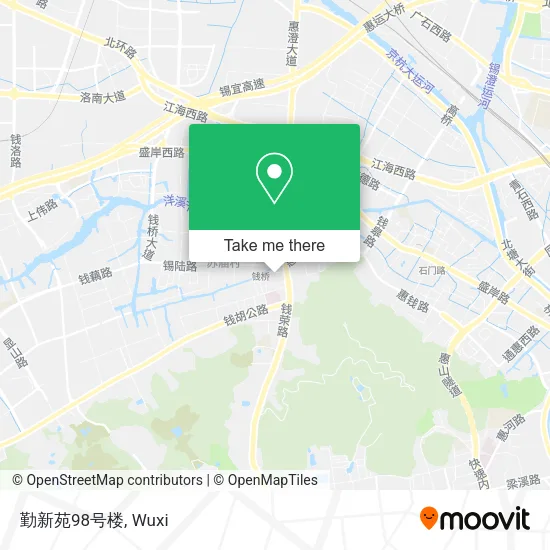 勤新苑98号楼 map