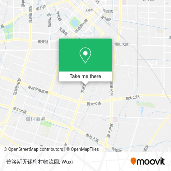 普洛斯无锡梅村物流园 map
